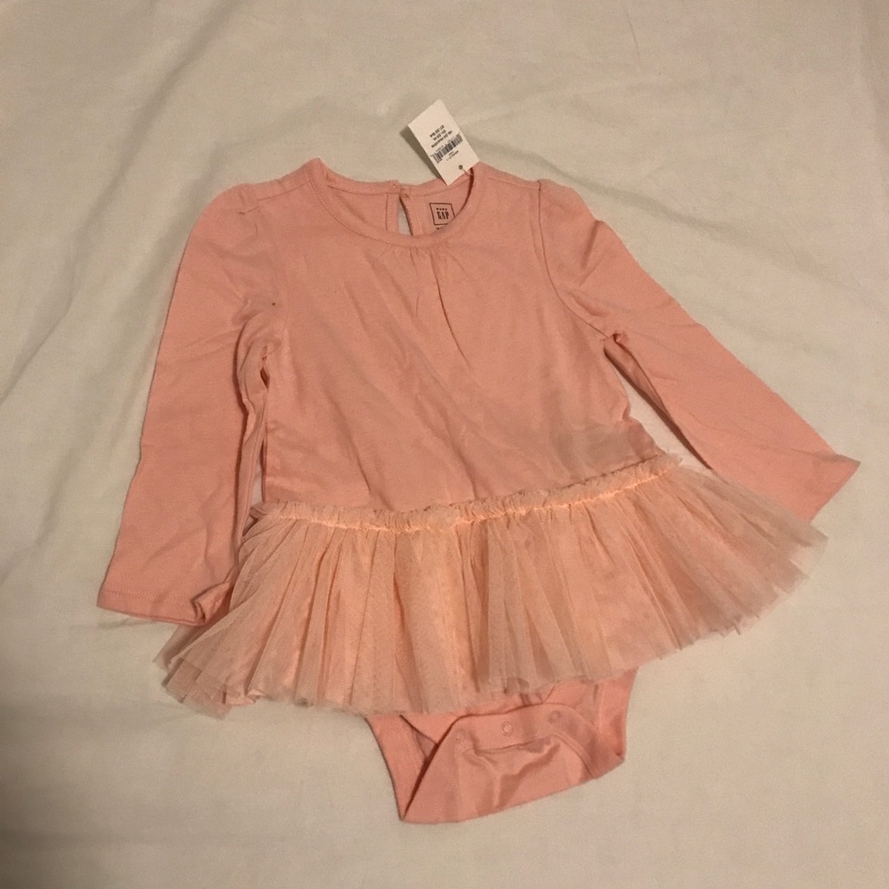 Gap tutu onesie pink New with tags